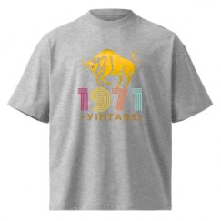 Unisex Organic Oversized High Neck T-Shirt