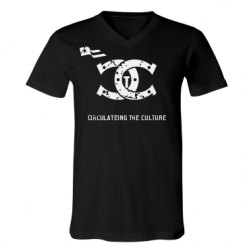 Unisex V-Neck Jersey Tee