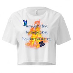 Ladies Festival Cali Crop Top Tee