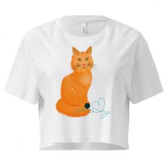 Ladies Festival Cali Crop Top Tee