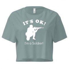 Ladies Festival Cali Crop Top Tee