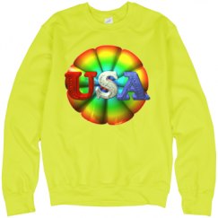 Unisex Neon Crewneck Sweatshirt