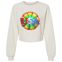 Women's Raglan Pullover Fleece