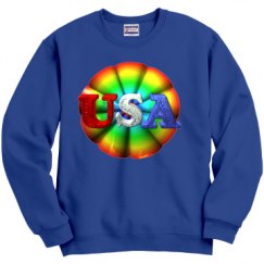 Unisex Film and Foil Crewneck Sweatshirt