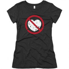 Ladies Slim Fit Super Soft Triblend Tee
