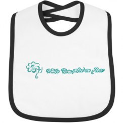 Infant Contrast Trim Bib