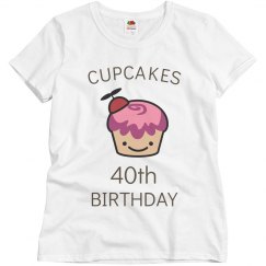 Cupcakes 40th birthday