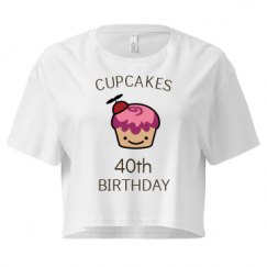 Ladies Festival Cali Crop Top Tee