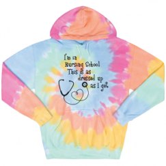 Unisex Tie-Dye Fleece Hoodie