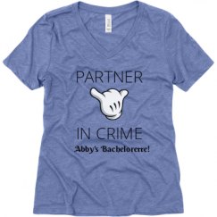 Ladies Relaxed Fit Super Soft Triblend V-Neck Tee