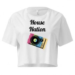 Ladies Festival Cali Crop Top Tee