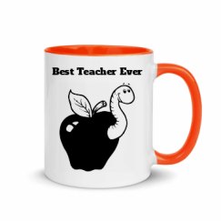 11oz Ceramic Mug with Color Inside