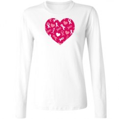 Ladies Relaxed Fit Basic Long Sleeve Tee