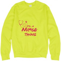 Unisex Neon Crewneck Sweatshirt