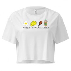 Ladies Festival Cali Crop Top Tee