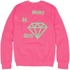 Unisex Neon Crewneck Sweatshirt