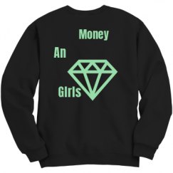 Unisex Film and Foil Crewneck Sweatshirt