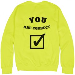 Unisex Neon Crewneck Sweatshirt