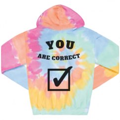 Unisex Tie-Dye Fleece Hoodie