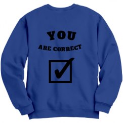 Unisex Film and Foil Crewneck Sweatshirt