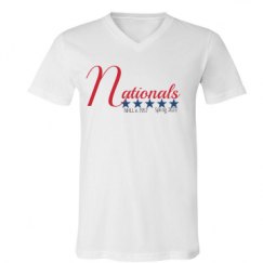 Unisex V-Neck Jersey Tee