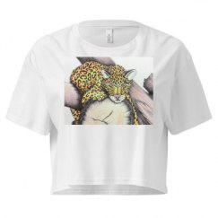 Ladies Festival Cali Crop Top Tee