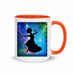 11oz Ceramic Mug with Color Inside