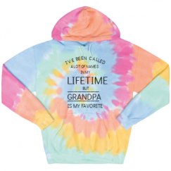 Unisex Tie-Dye Fleece Hoodie