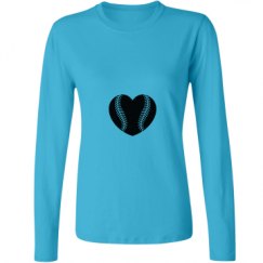 Ladies Relaxed Fit Basic Long Sleeve Tee