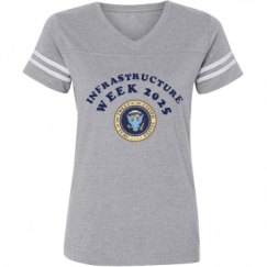 Ladies Relaxed Fit Vintage Sports Tee