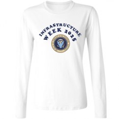 Ladies Relaxed Fit Basic Long Sleeve Tee