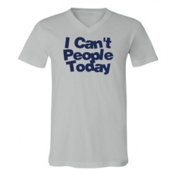 Unisex V-Neck Jersey Tee