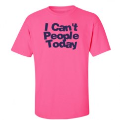 Unisex Ultra Cotton Safety Neon Crewneck Tee