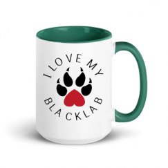 15oz Ceramic Mug with Color Inside