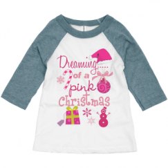 Toddler 3/4 Sleeve Raglan Tee