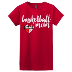 Chaos Mom Basketball T Shirt