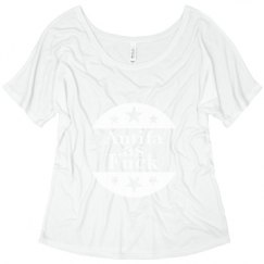 Ladies Flowy Slouchy Tee
