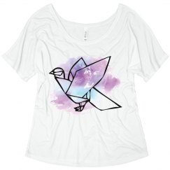 Origami Dove Watercolor