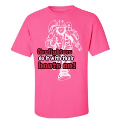 Unisex Ultra Cotton Safety Neon Crewneck Tee