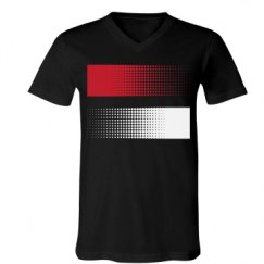 Unisex V-Neck Jersey Tee