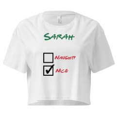 Ladies Festival Cali Crop Top Tee