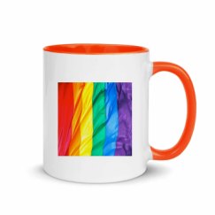 11oz Ceramic Mug with Color Inside