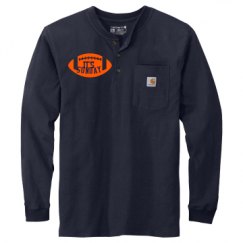 Unisex Carhartt Long Sleeve Henley Tee 