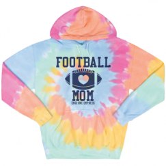 Unisex Tie-Dye Fleece Hoodie
