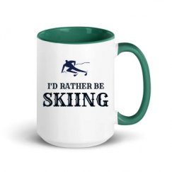 15oz Ceramic Mug with Color Inside