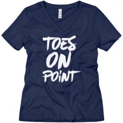 Ladies Relaxed Fit V-Neck Tee