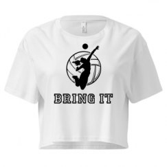 Ladies Festival Cali Crop Top Tee