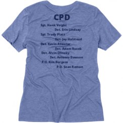 Ladies Relaxed Fit Super Soft Triblend V-Neck Tee