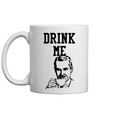 Drink me coffee mug