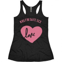 Ladies Slim Fit Super Soft Racerback Triblend Tank